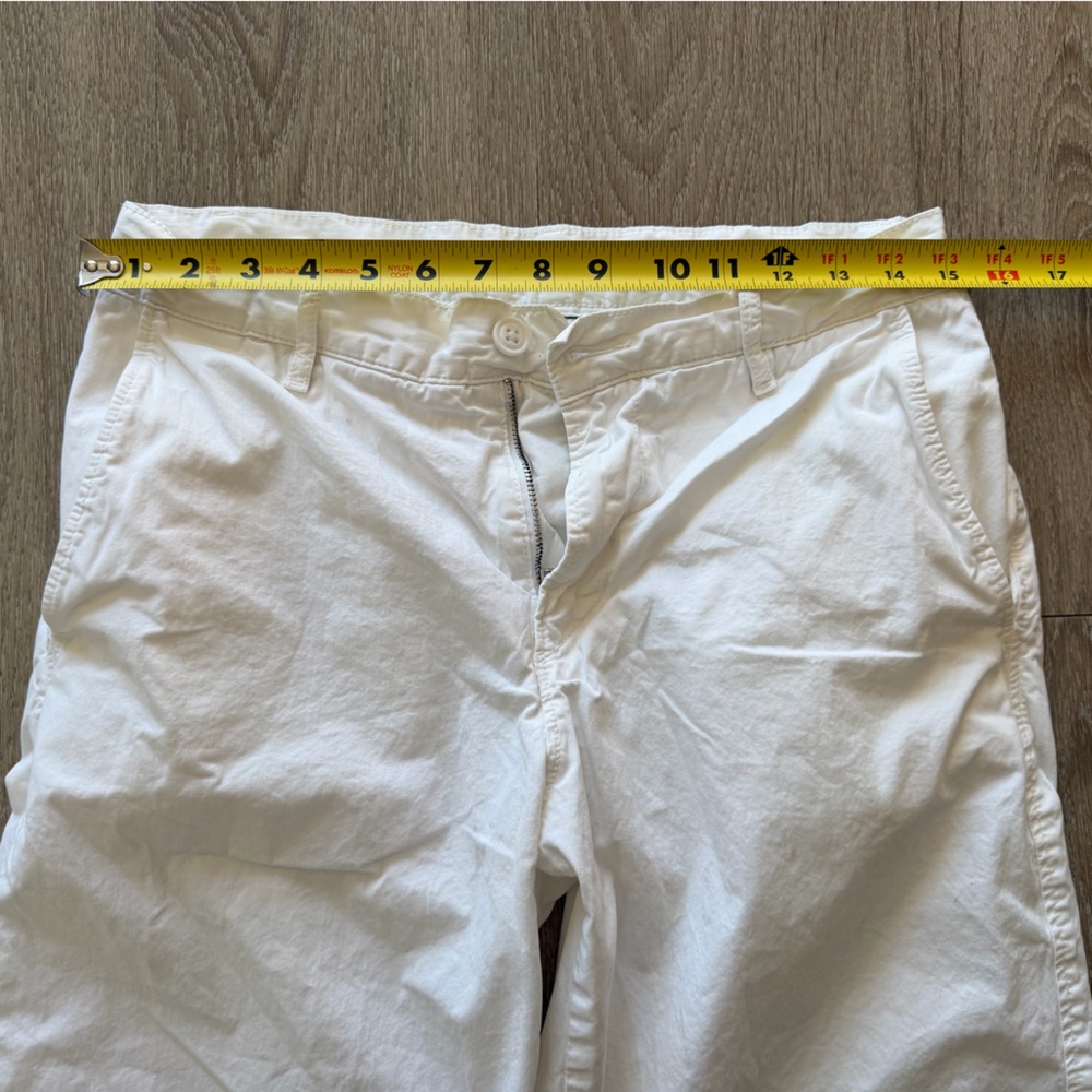 Lacoste White Chino Shorts Mens 30 Cotton Twill Classic Fit Preppy - Picture 8 of 11